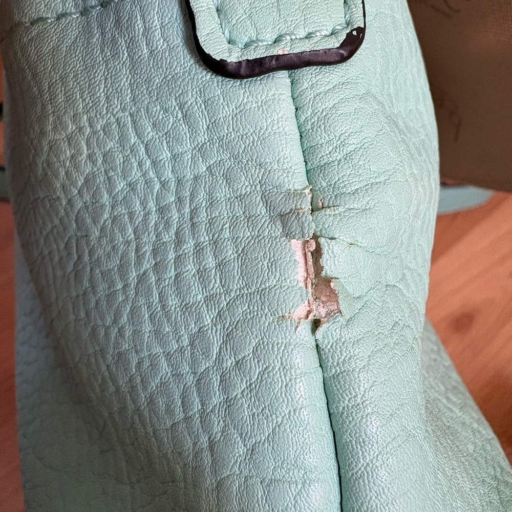 BOC Teal Leather Shoulder Bag - Picture 7 of 11